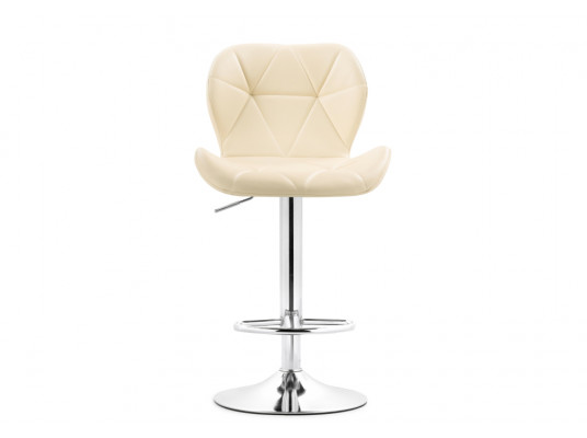 Барный стул Trio beige \ chrome