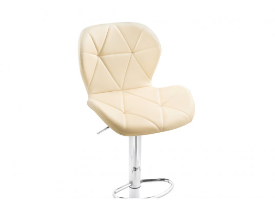 Барный стул Trio beige \ chrome