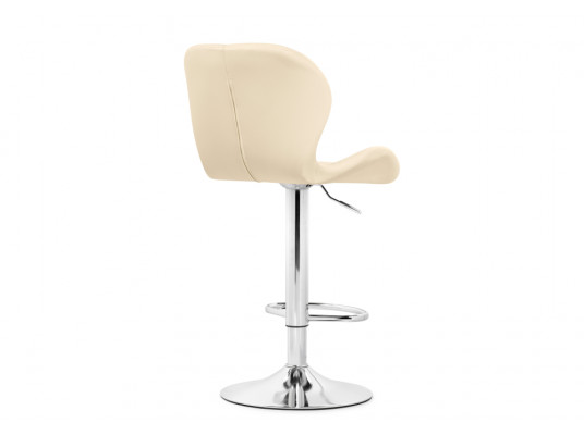 Барный стул Trio beige \ chrome