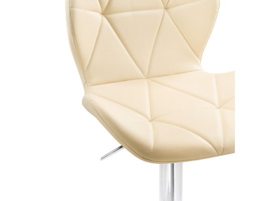 Барный стул Trio beige \ chrome