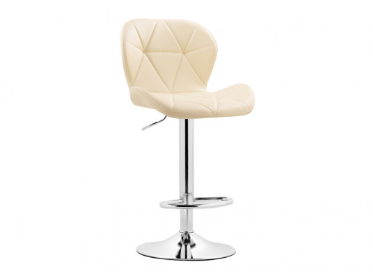 Барный стул Trio beige \ chrome