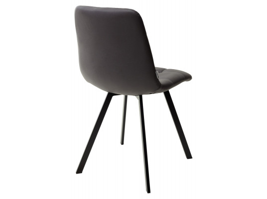 Стул CHILLI SQUARE HK017-11 Графит, PU/ черный каркас М-City