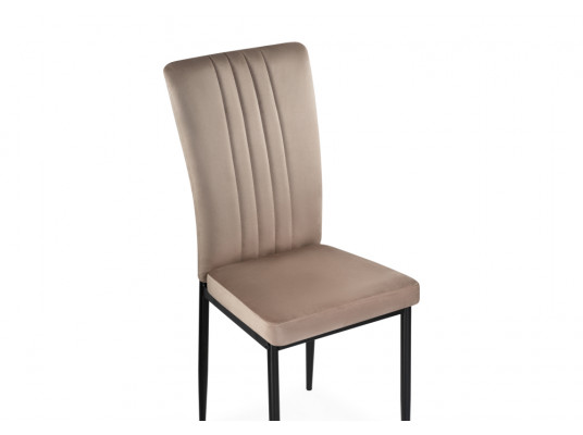 Стул на металлокаркасе Rek cappuccino \ black