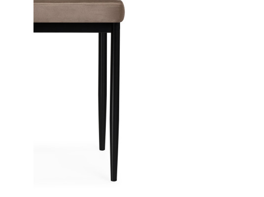 Стул на металлокаркасе Rek cappuccino \ black