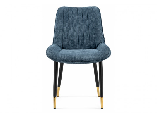 Стул на металлокаркасе Seda 1 blue \ black \ gold