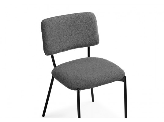 Стул на металлокаркасе Reparo dark gray \ black
