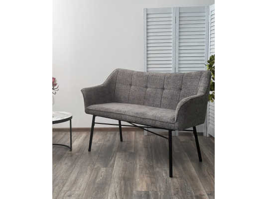 Скамья BERGAMO UF998-15 серый, букле / Товарный знак DISAUR