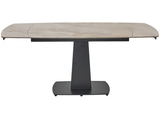 Стол BALDE 120 GLOSS AMBER JADE SOLID CERAMIC / BLACK, ®DISAUR
