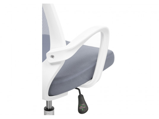 Компьютерное кресло Ergoplus light gray \ white