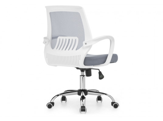 Компьютерное кресло Ergoplus light gray \ white
