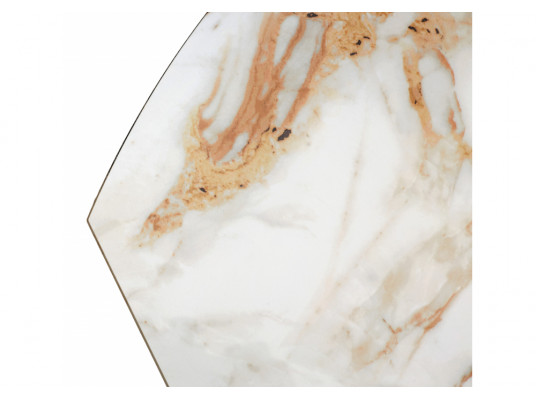 Керамический стол поворотный Teramo 135 gloss grand jade solid ceramic \ бронзовый