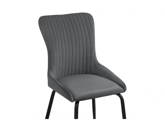 Стул на металлокаркасе Lado gray \ black