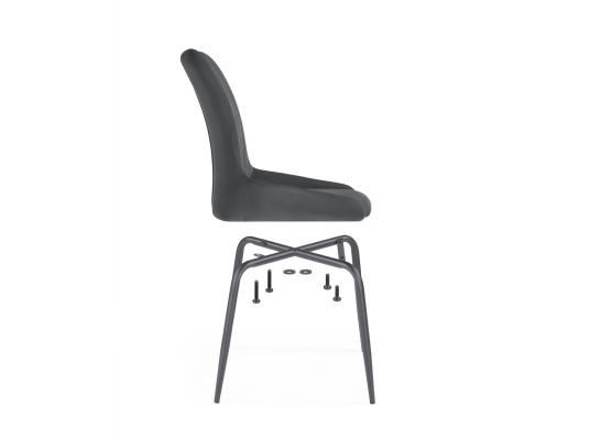 Стул на металлокаркасе Lado gray \ black