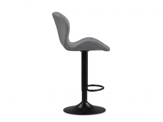 Барный стул Trio light gray \ black