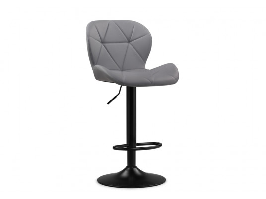 Барный стул Trio light gray \ black
