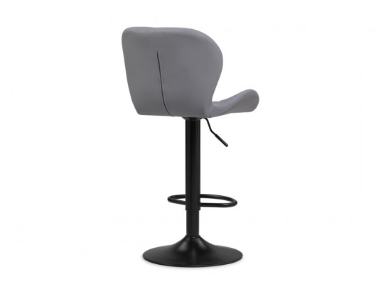 Барный стул Trio light gray \ black