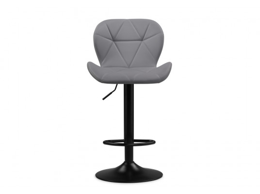 Барный стул Trio light gray \ black