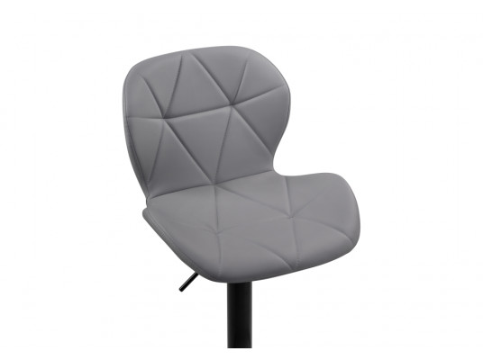 Барный стул Trio light gray \ black