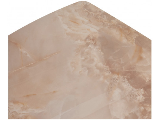 Стол ALATRI 120 GLOSS AMBER JADE SOLID CERAMIC / BLACK, ®DISAUR