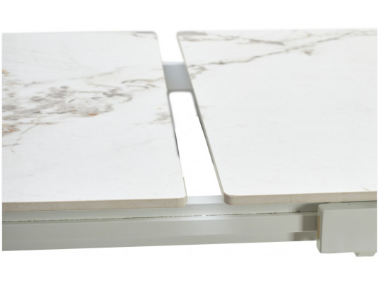Стол CORNER 120 GLOSS GOLDEN JADE SOLID CERAMIC / WHITE, ®DISAUR