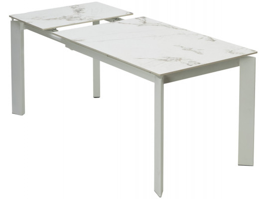 Стол CORNER 120 GLOSS GOLDEN JADE SOLID CERAMIC / WHITE, ®DISAUR