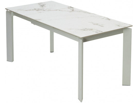 Стол CORNER 120 GLOSS GOLDEN JADE SOLID CERAMIC / WHITE, ®DISAUR