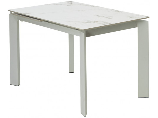 Стол CORNER 120 GLOSS GOLDEN JADE SOLID CERAMIC / WHITE, ®DISAUR