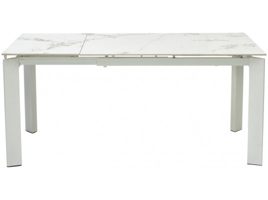Стол CORNER 120 GLOSS GOLDEN JADE SOLID CERAMIC / WHITE, ®DISAUR