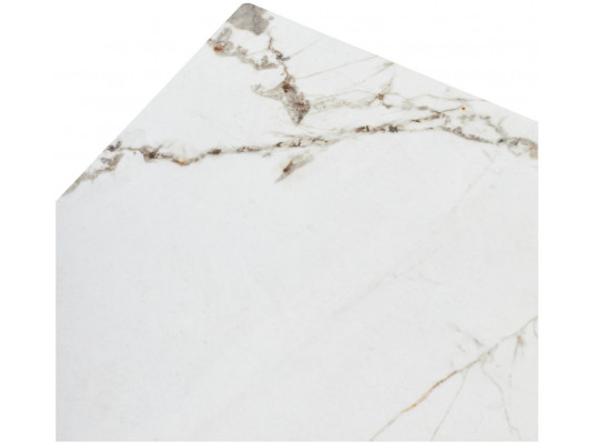 Стол CORNER 120 GLOSS GOLDEN JADE SOLID CERAMIC / WHITE, ®DISAUR