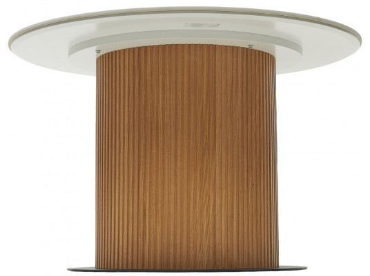 Стол MESA D120 цвет БЕЛЫЙ МРАМОР M326 / Каркас OAK, ®DISAUR