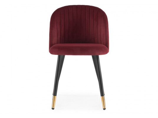 Стул на металлокаркасе Gabi wine red \ black
