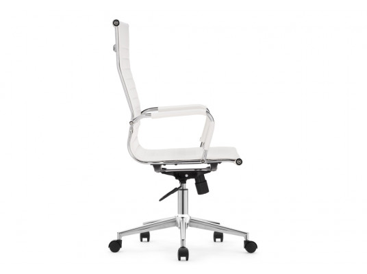 Компьютерное кресло Reus pu white \ chrome