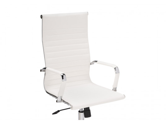 Компьютерное кресло Reus pu white \ chrome