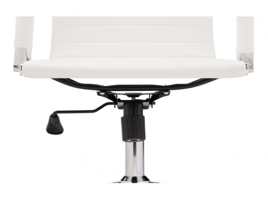 Компьютерное кресло Reus pu white \ chrome
