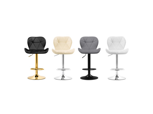 Барный стул Trio beige \ chrome