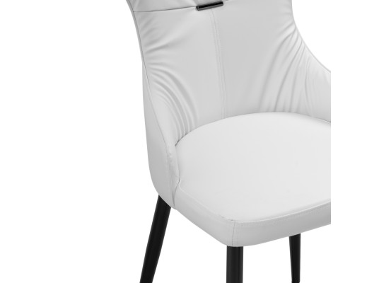Стул на металлокаркасе Neli white \ black
