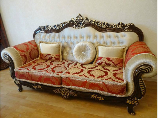 Мягкая мебель Корона (беж+бордо)