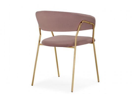 Стул на металлокаркасе Kamelia 1 light purple /gold