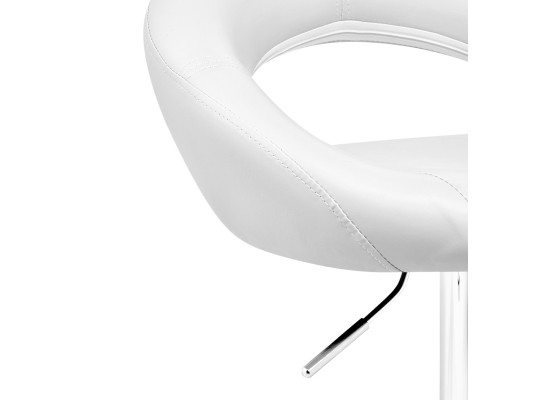 Барный стул Oazis white \ chrome