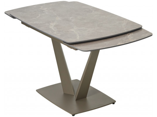 Стол ALATRI 120 MATT LATTE STONE SOLID CERAMIC / TAUPE, ®DISAUR