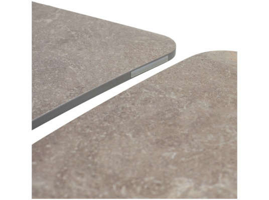 Стол ALATRI 120 MATT LATTE STONE SOLID CERAMIC / TAUPE, ®DISAUR
