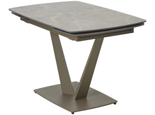 Стол ALATRI 120 MATT LATTE STONE SOLID CERAMIC / TAUPE, ®DISAUR