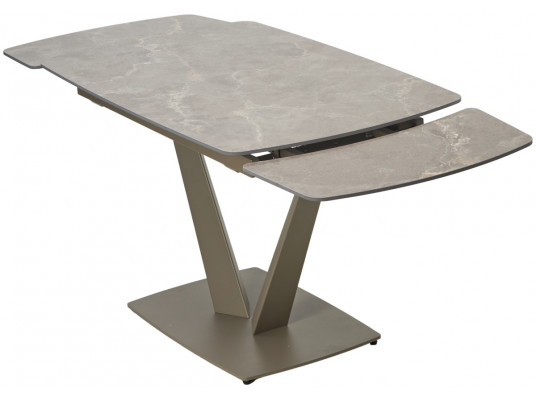 Стол ALATRI 120 MATT LATTE STONE SOLID CERAMIC / TAUPE, ®DISAUR