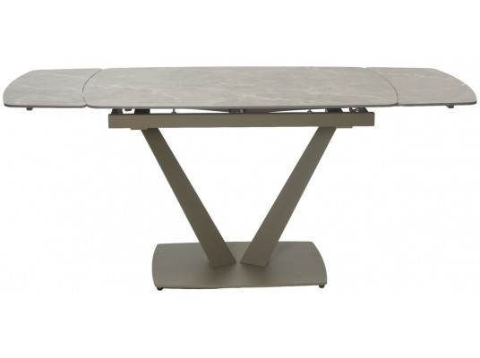 Стол ALATRI 120 MATT LATTE STONE SOLID CERAMIC / TAUPE, ®DISAUR