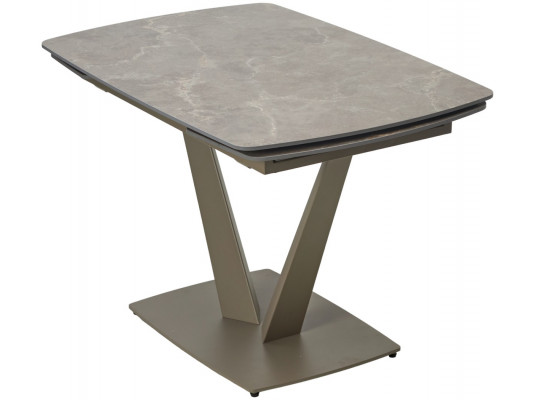 Стол ALATRI 120 MATT LATTE STONE SOLID CERAMIC / TAUPE, ®DISAUR