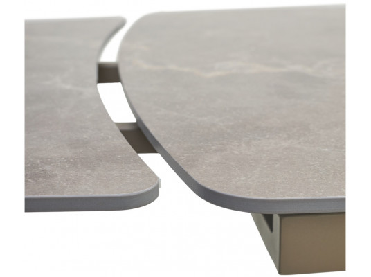 Стол ALATRI 120 MATT LATTE STONE SOLID CERAMIC / TAUPE, ®DISAUR