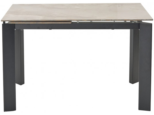 Стол CORNER 120 GLOSS AMBER JADE SOLID CERAMIC / BLACK, ®DISAUR