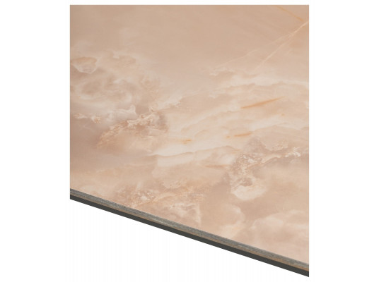 Стол CORNER 120 GLOSS AMBER JADE SOLID CERAMIC / BLACK, ®DISAUR