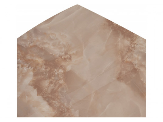 Керамический стол Balde 120 gloss amber jade solid ceramic \ black