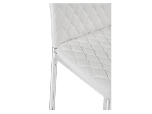 Барный стул Teon white \ chrome